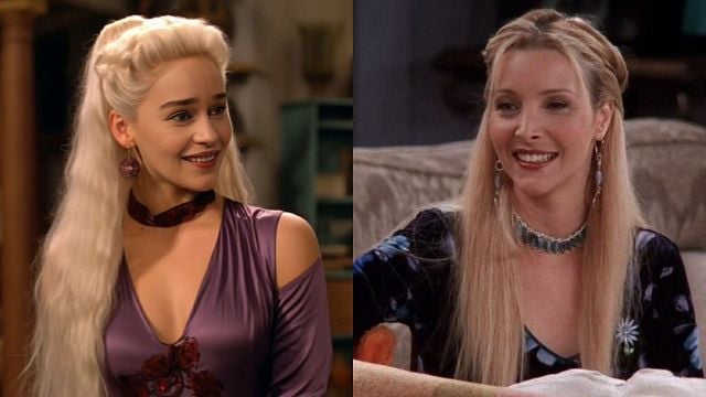 E se o elenco de Game of Thrones participasse de Friends? Seria o sonho da Emília Clarke