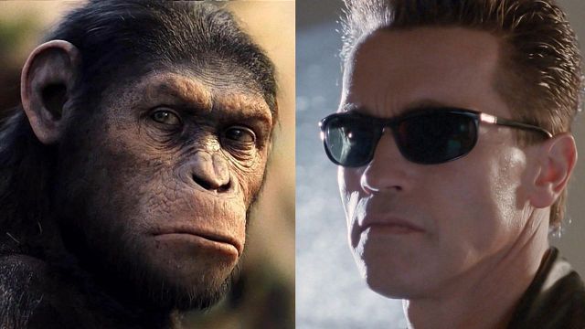 Imagem da notícia James Cameron e Arnold Schwarzenegger queriam fazer um filme Planeta dos Macacos: É por isso que seu plano não deu certo