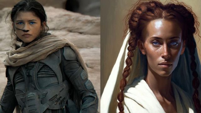 Imagem da notícia Duna: Inteligência artificial revela qual seria a aparência dos personagens de acordo com a descrição do livro