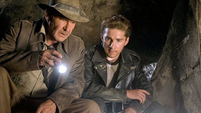 Imagem da notícia "Harrison Ford e Steven Spielberg não estavam 100% de acordo": George Lucas admite que os alienígenas em Indiana Jones e o Reino da Caveira de Cristal foram culpa dele