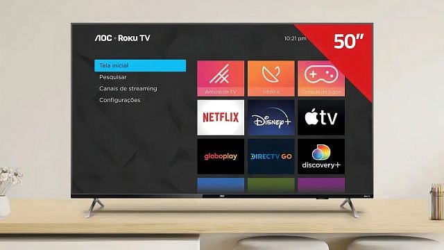 Imagem da notícia Mercado Livre oferece desconto imperdível em TV de 50 polegadas