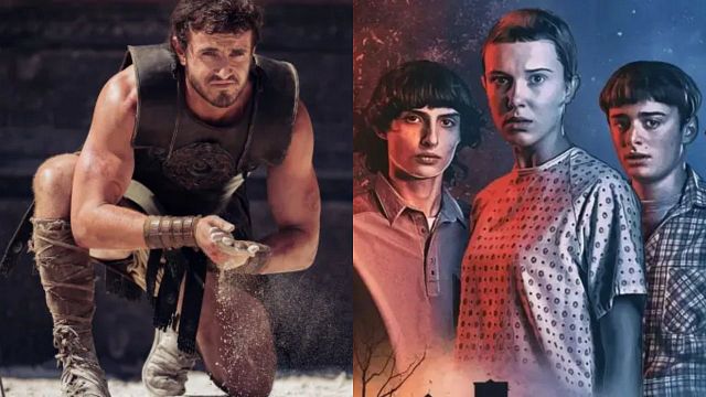 Imagem da notícia Ator de Um Lugar Silencioso e Stranger Things está irreconhecível em Gladiador 2: Ele será inimigo de Paul Mescal no filme