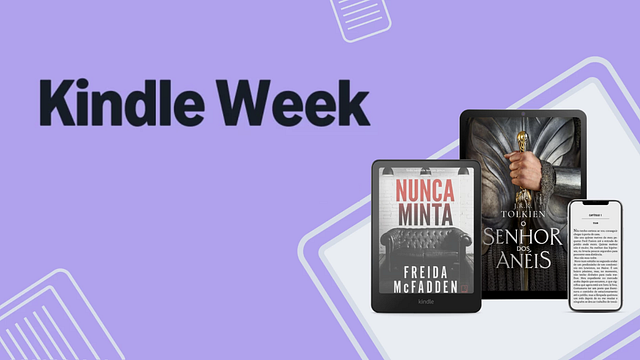 Imagem da notícia Hora de rechear sua biblioteca: Kindle Week tem eBooks baratinhos e Kindle com até 25% OFF