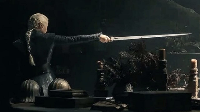 Imagem da notícia Que espada Rhaenyra empunha no episódio 6 de House of the Dragon?