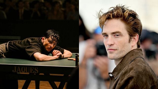 Imagem da notícia "Ninguém sabe disso": Robert Pattinson tem um papel escondido em Marty Supreme e"aparece" em cena de Timothée Chalamet