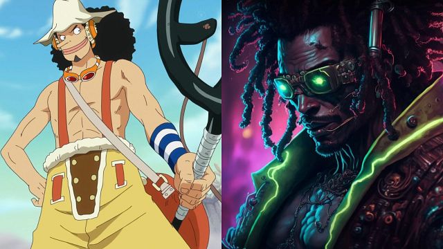 Imagem da notícia Assim seriam os personagens de One Piece se estivessem em um mundo cyberpunk - Luffy ficaria completamente badass