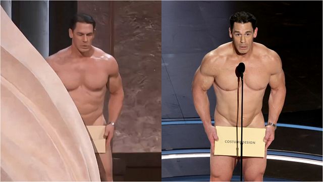 Imagem da notícia John Cena fica pelado no palco do Oscar e choca o público: "A bunda dele é maior que a minha"