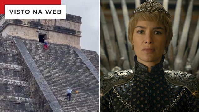 Mulher invade uma das Sete Maravilhas do Mundo e é comparada à personagem icônica de Game of Thrones