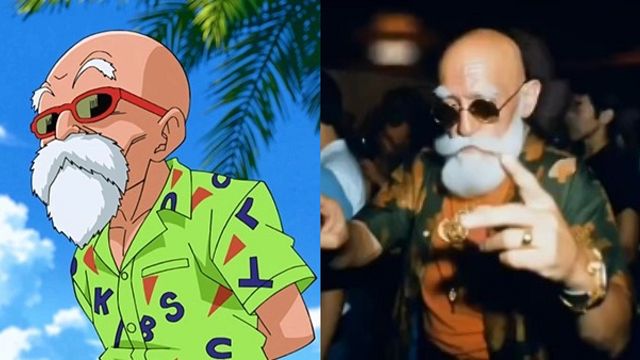 Imagem da notícia Mestre Kame rei do camarote? Inteligência artificial imagina como seria uma festa com os personagens de Dragon Ball