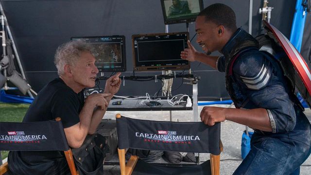 Imagem da notícia "Vamos filmar essa m*rda": Anthony Mackie ficou intimidado por Harrison Ford em Capitão América 4