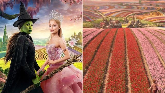 9 milhões de tulipas foram plantadas e um trem de verdade com 16 toneladas: "A gente tinha que construir pra valer em Wicked!"