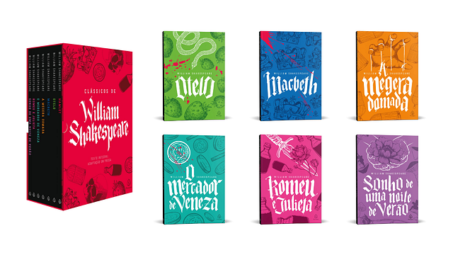 Imagem da notícia Edição para fãs de clássicos: box de William Shakespeare com brindes vira achado na Amazon