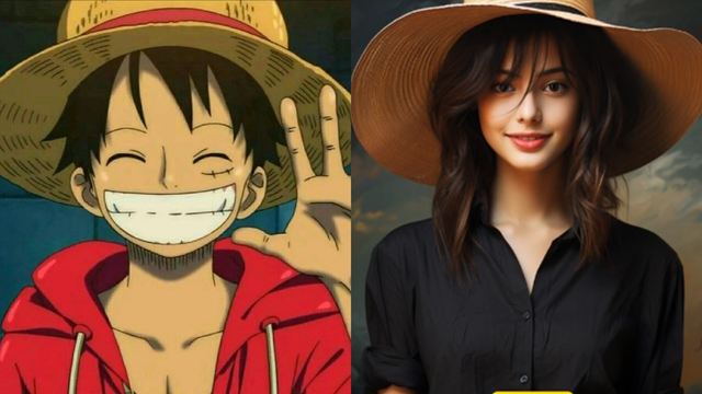 E se os mais famosos personagens da cultura pop fossem mulheres? Luffy, de One Piece, arrasaria corações