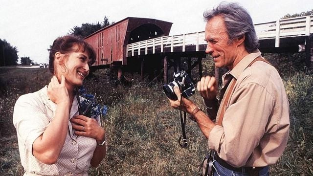 Imagem da notícia Meryl Streep comenta sobre sua cena mais difícil com Clint Eastwood em 1995: "Foi um trabalho de contenção muito elegante na edição do filme"