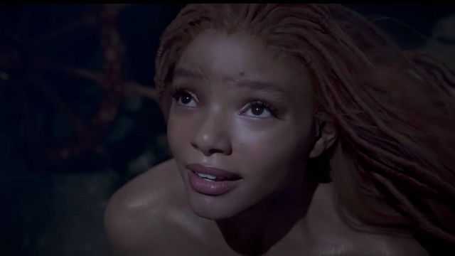 Imagem da notícia A Pequena Sereia: Halle Bailey "quase quebrou o pescoço" fazendo cena icônica do filme da Disney