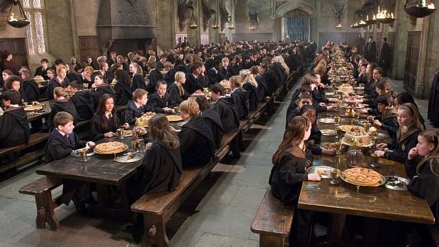 Imagem da notícia Para economizar custos, as filmagens de Harry Potter foram realizadas em uma sala de jantar repleta de carne podre