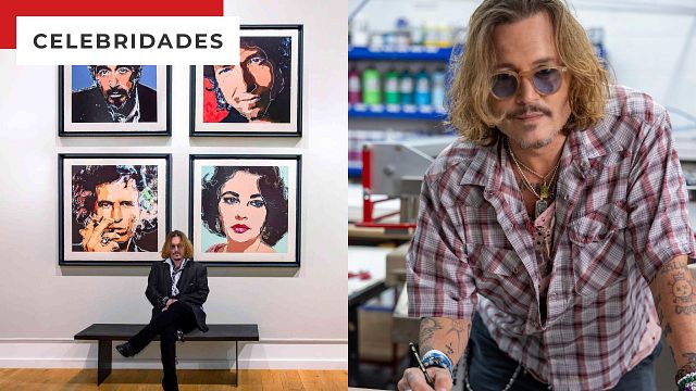 Imagem da notícia Johnny Depp coloca à venda retratos que pintou de Heath Ledger e outros famosos
