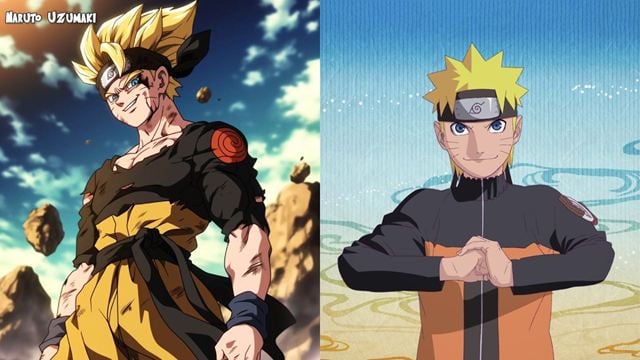 Assim seriam os personagens de Naruto se fizessem parte do universo de Dragon Ball Z - Madara parece um SSJ4