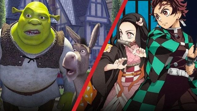 Imagem da notícia Shrek seria assim se fosse um anime japonês ao estilo de Demon Slayer e My Hero Academia: Fiona ficou gigante