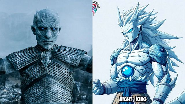 Imagem da notícia Assim seriam os personagens de Game of Thrones se estivessem no universo de Dragon Ball Z