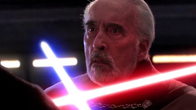 Imagem da notícia "Seus braços são imagens geradas por computador": Como Star Wars contornou os problemas de saúde de Christopher Lee
