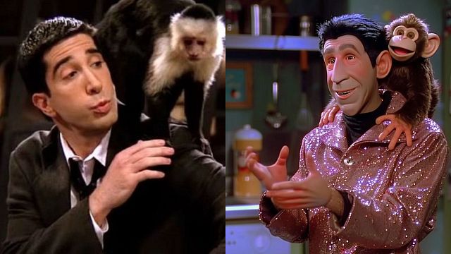 Imagem da notícia Como os personagens de Friends seriam se fossem marionetes? Joey está perturbador