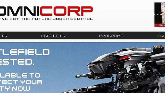 Imagem da notícia "Proteja sua cidade": novo Robocop apresenta website e vídeo viral