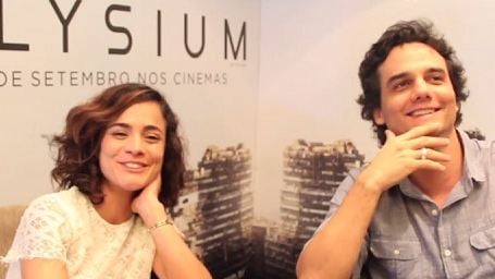 Vídeo exclusivo com Wagner Moura e Alice Braga falando sobre Elysium