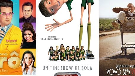 Um Time Show de Bola e Crô - O Filme são as principais estreias da semana