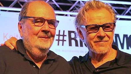 Imagem da notícia Harvey Keitel esbanja simpatia em encontro com estudantes de atuação, no Rio de Janeiro
