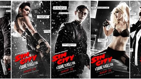 Imagem da notícia Sin City 2 - A Dama Fatal: novos cartazes destacam Josh Brolin, Jessica Alba e Joseph Gordon-Levitt