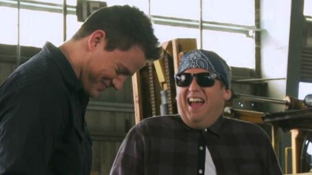 Imagem da notícia Exclusivo: clima de descontração entre Jonah Hill e Channing Tatum nos bastidores de Anjos da Lei 2