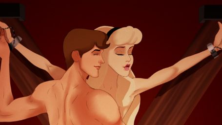 Imagem da notícia Let it burn! Casais da Disney ilustram cenas quentes de Cinquenta Tons de Cinza