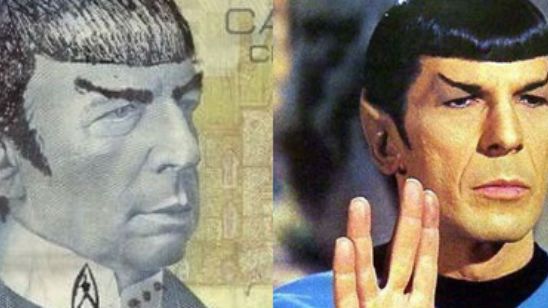 Imagem da notícia Tributo a Leonard Nimoy: Fãs canadenses desenham Spock na nota de cinco dólares e recebem reclamação