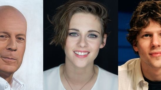 Imagem da notícia Próximo filme de Woody Allen terá Kristen Stewart, Bruce Willis e Jesse Eisenberg