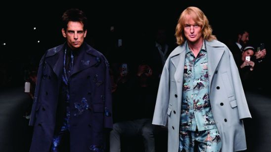 Imagem da notícia Surpresa! Owen Wilson e Ben Stiller divulgam Zoolander 2 em desfile de moda