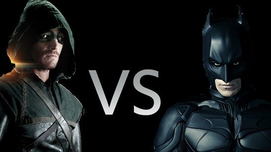 Imagem da notícia Arqueiro Verde Vs Batman? Stephen Amell, de Arrow, quer brigar com o Homem Morcego