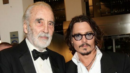 Imagem da notícia Johnny Depp faz bela homenagem a Christopher Lee