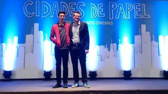 Imagem da notícia Cidades de Papel: “A gente queria estar aqui para agradecer”, diz John Green em coletiva no Rio de Janeiro