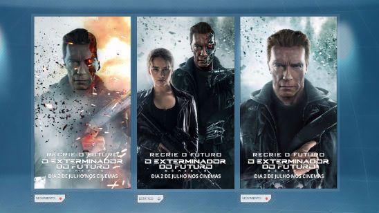 Imagem da notícia Já se imaginou como a estrela de O Exterminador do Futuro: Gênesis? Hora de criar o seu próprio cartaz do filme