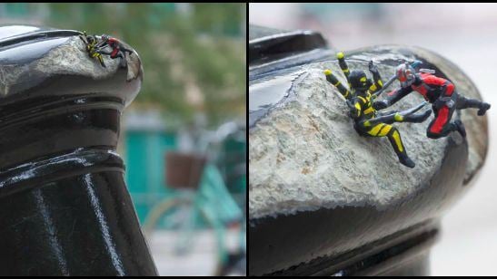 Homem-Formiga invade as ruas de Londres - em miniatura mesmo!