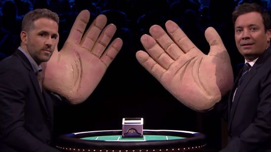 Imagem da notícia Ryan Reynolds e Jimmy Fallon se estapeiam em divertida brincadeira