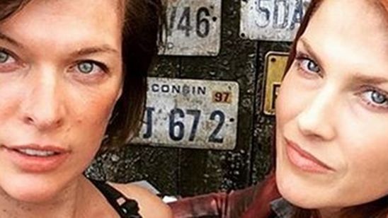 Imagem da notícia Milla Jovovich e Ali Larter são destaques em fotos dos bastidores de Resident Evil: The Final Chapter 