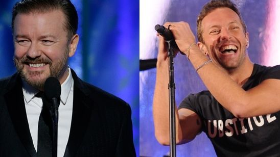 Imagem da notícia Chris Martin é o produtor da trilha sonora do filme de Ricky Gervais