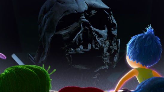 Imagem da notícia Personagens de Divertida Mente reagem ao trailer de Star Wars - O Despertar da Força
