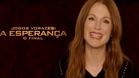 Imagem da notícia Julianne Moore faz vídeo para agradecer aos fãs brasileiros pelo carinho por Jogos Vorazes
