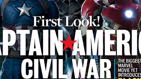 Imagem da notícia Capitão América, Homem de Ferro e Pantera Negra estão na capa da Entertainment Weekly!
