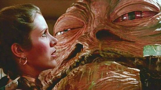 Imagem da notícia Star Wars: Carrie Fisher compartilha uma mensagem especial para Jabba o Hutt