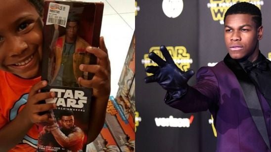 Imagem da notícia John Boyega envia mensagem para pequeno fã brasileiro