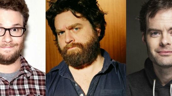 Seth Rogen, Zach Galifianakis e Bill Hader vão se perder no espaço em comédia